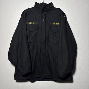 Vintage Atlanco US DOE Field Coat Jacket XL-Long Cold Weather M-65 Style USA